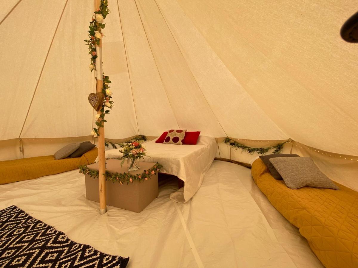 Honey Pod Farm Bell Tents Upton upon Severn Buitenkant foto