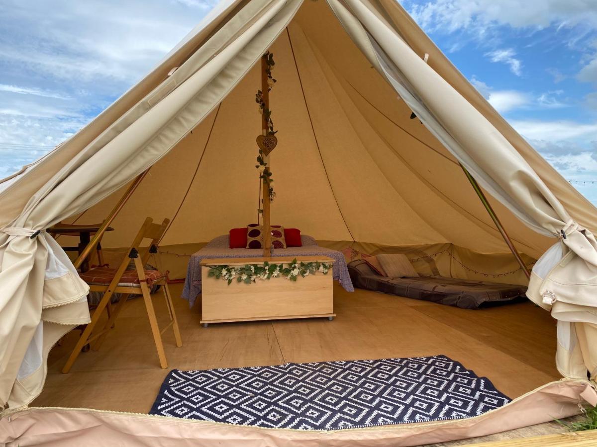 Honey Pod Farm Bell Tents Upton upon Severn Buitenkant foto