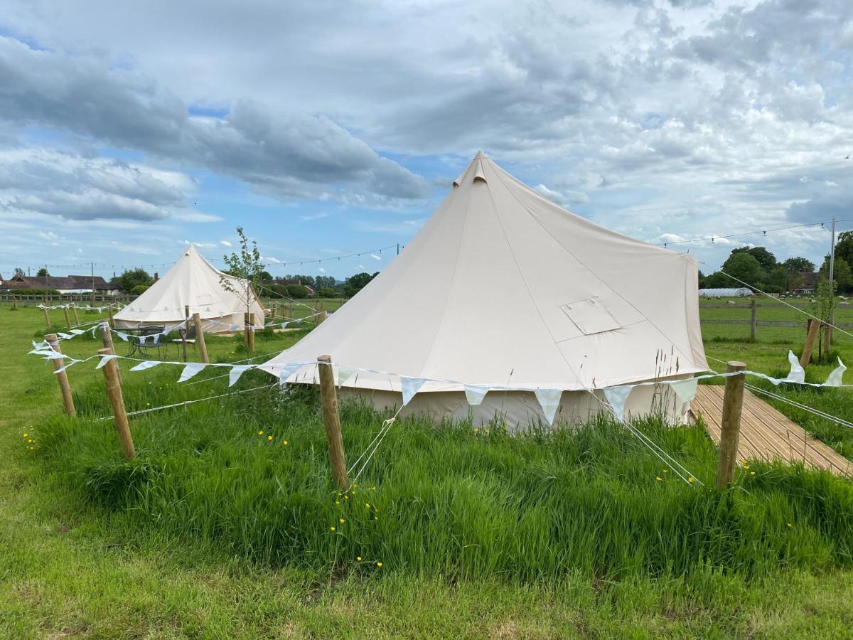 Honey Pod Farm Bell Tents Upton upon Severn Buitenkant foto